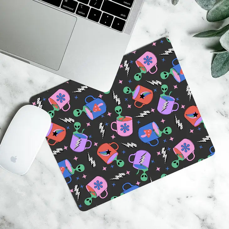 Alien Coffee Cup Mousepad