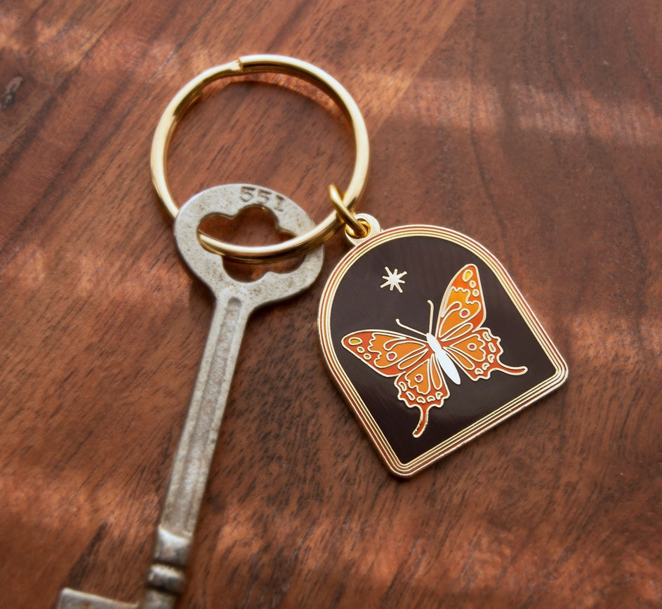 Guiding Light Butterfly Keychain