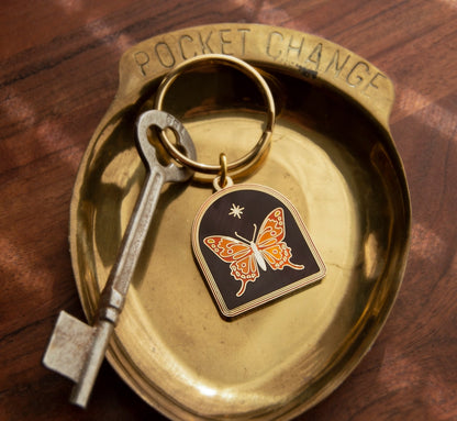 Guiding Light Butterfly Keychain