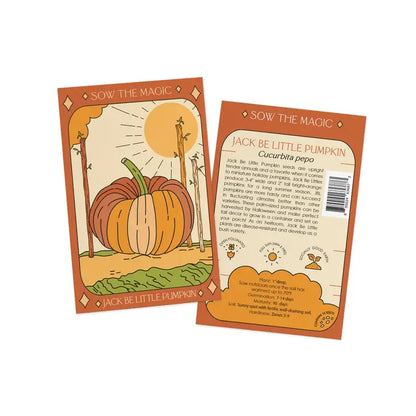 Jack Be Little Pumpkin Tarot Seed Packet