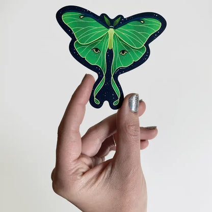 Luna Moth Matte Sticker