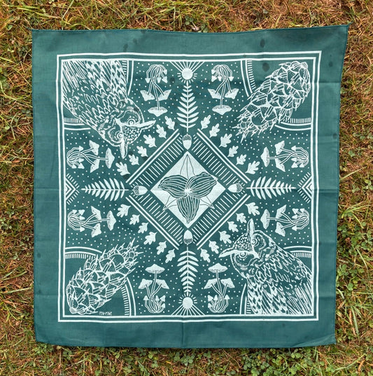 Owl's Enchanted Forest Bandana