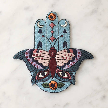 Mystical Hamsa Butterfly Patch