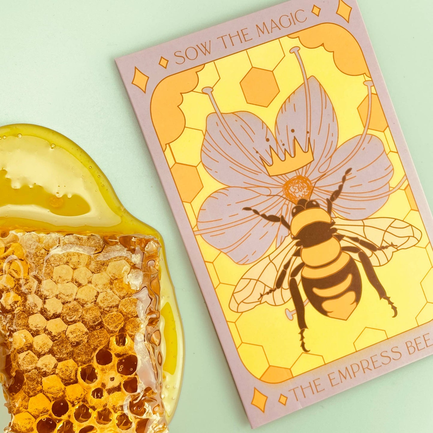 The Empress Bee Tarot Seed Packet