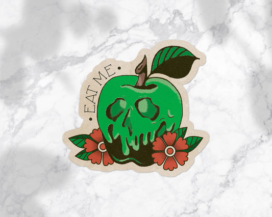 Poison Apple Halloween Sticker