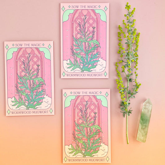 Wormwood Mugwort Tarot Seed Packet