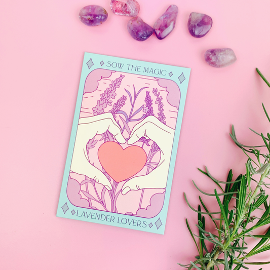 Lavender Lovers Tarot Seed Packet